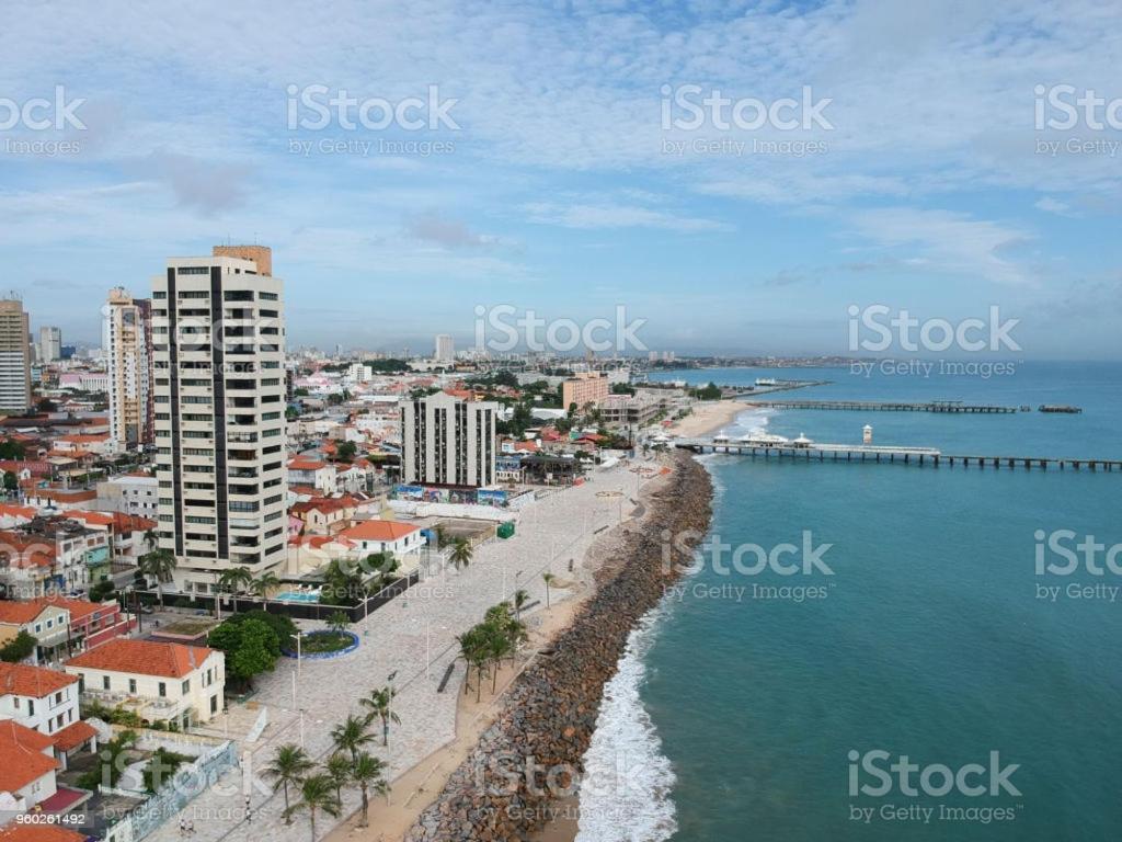 福塔雷萨Flat Na Praia De Iracema,Vista Mar 606公寓 外观 照片